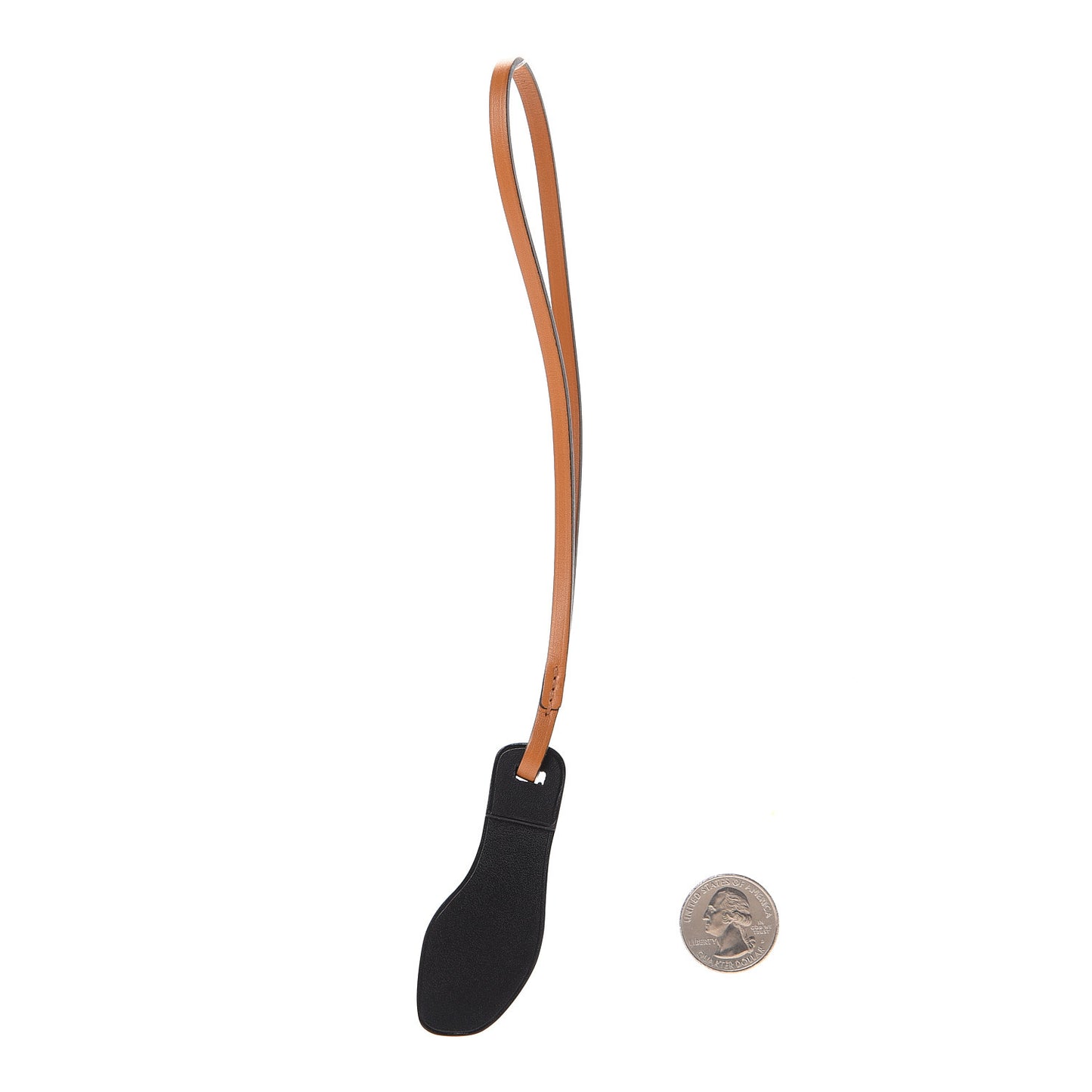 Lizard Butler Calfskin Hunter Oran Nano Bag Charm Sesame Naturel