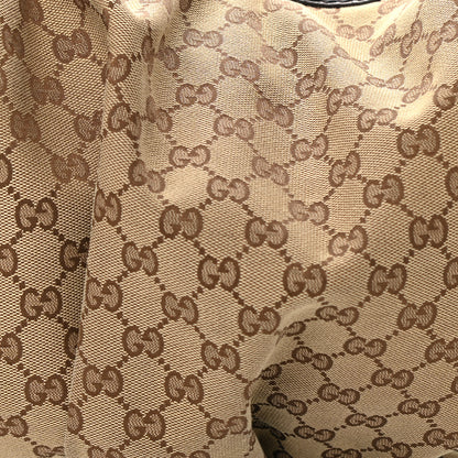 Gucci Monogram Large Jockey Hobo Dark Brown 8 of 19