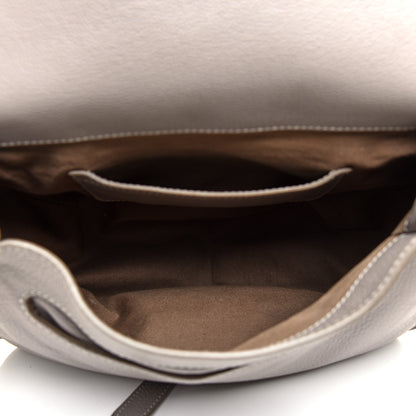 Chloe Calfskin Medium Marcie Round Crossbody Bag Cashmere Grey 5 of 11