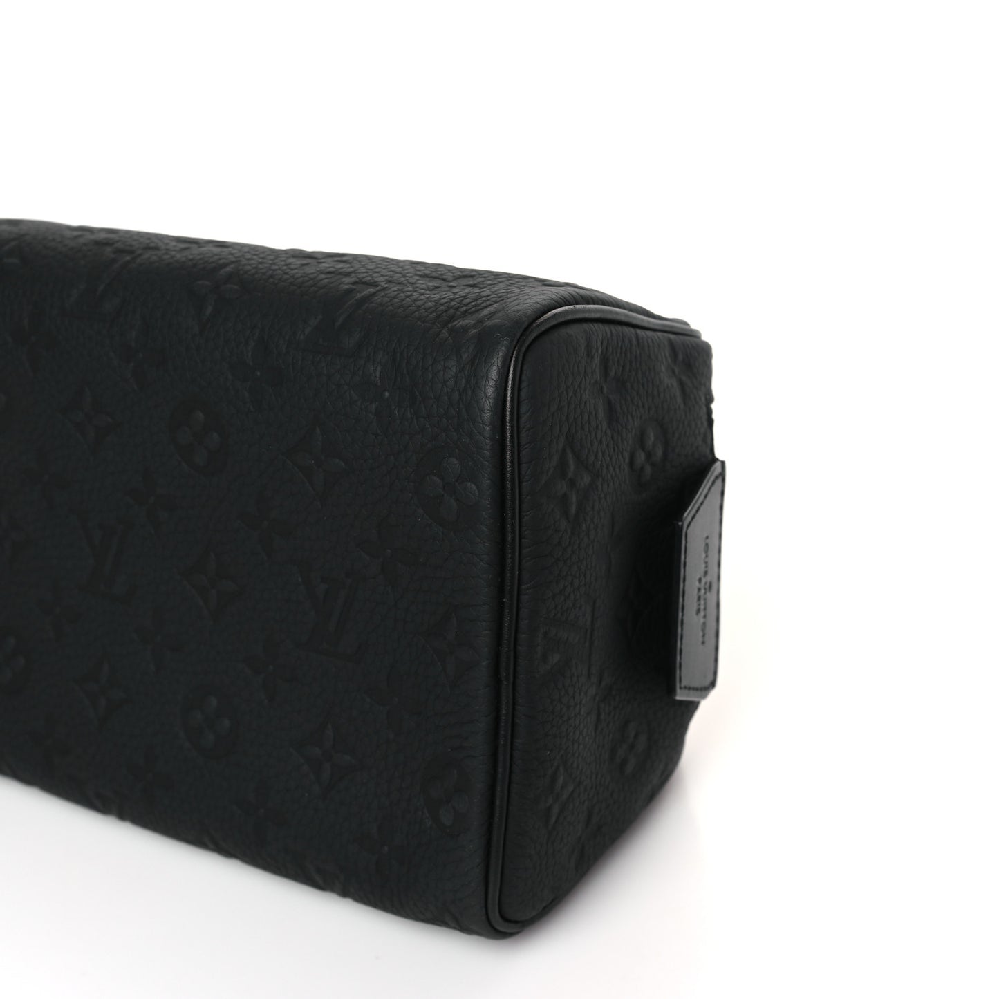 Taurillon Monogram Dopp Kit Toilet Pouch Black