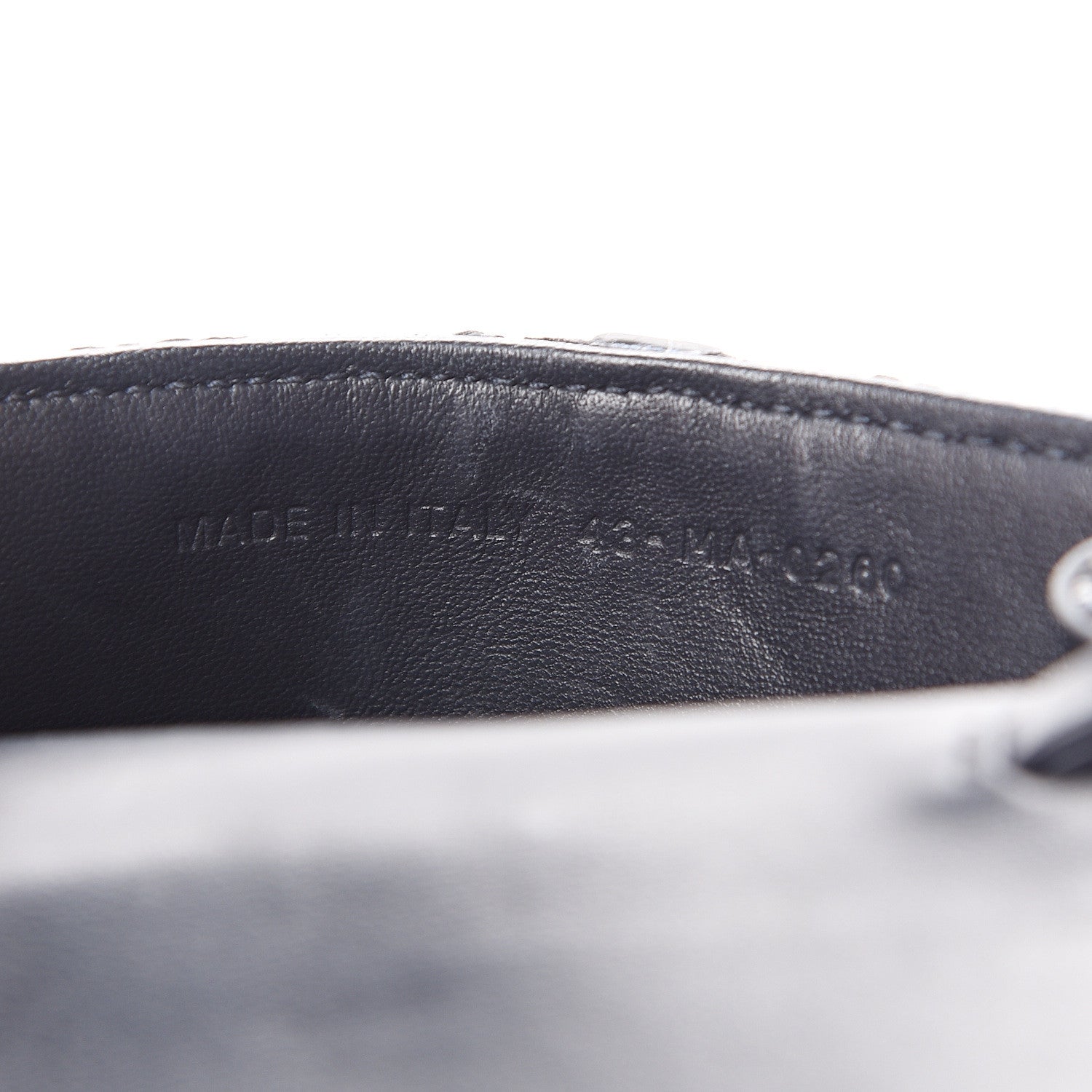 Christian Dior Oblique Nano Saddle Chain Pouch Blue 6 of 8