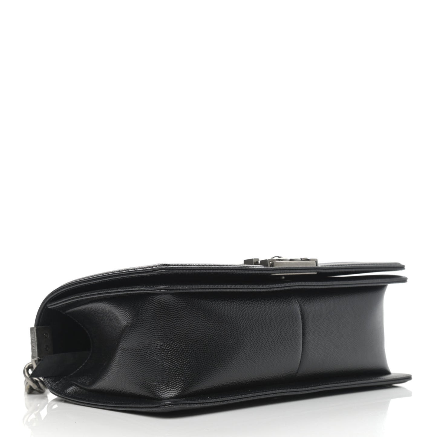 Caviar Quilted Medium Boy Flap Black
