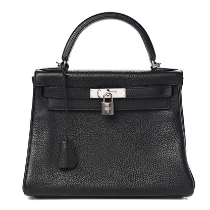 Hermes Taurillon Clemence Kelly Retourne 28 Black 1 of 38