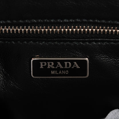 Prada Saffiano Print Medium Tartan Shoulder Bag Rosso Dis Tartan 6 of 8