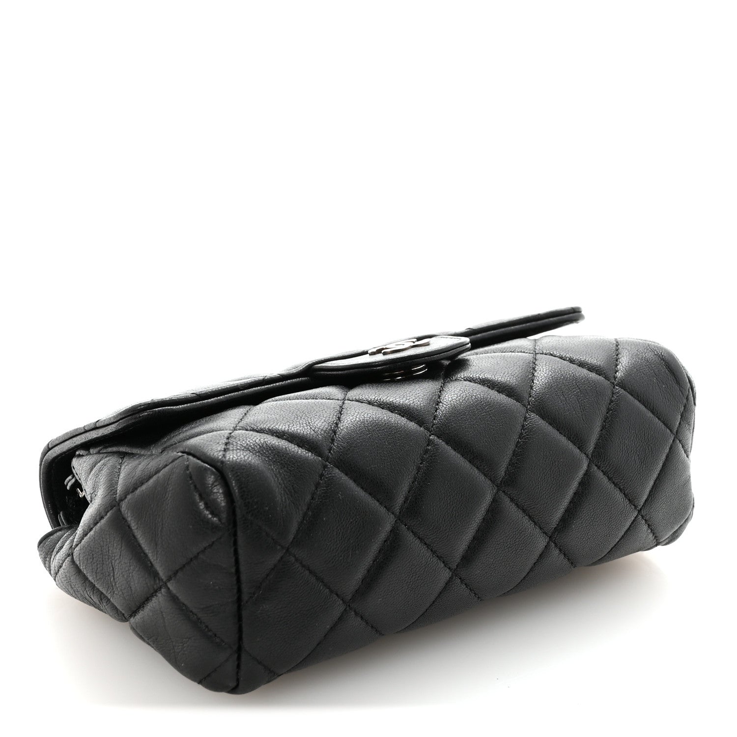Chanel Lambskin Quilted Flap Cosmetic Case Black 4 of 7