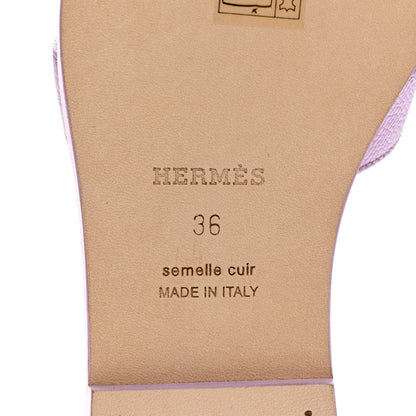 Hermes Epsom Oran Sandals 36 Violet Amethyste 8 of 9