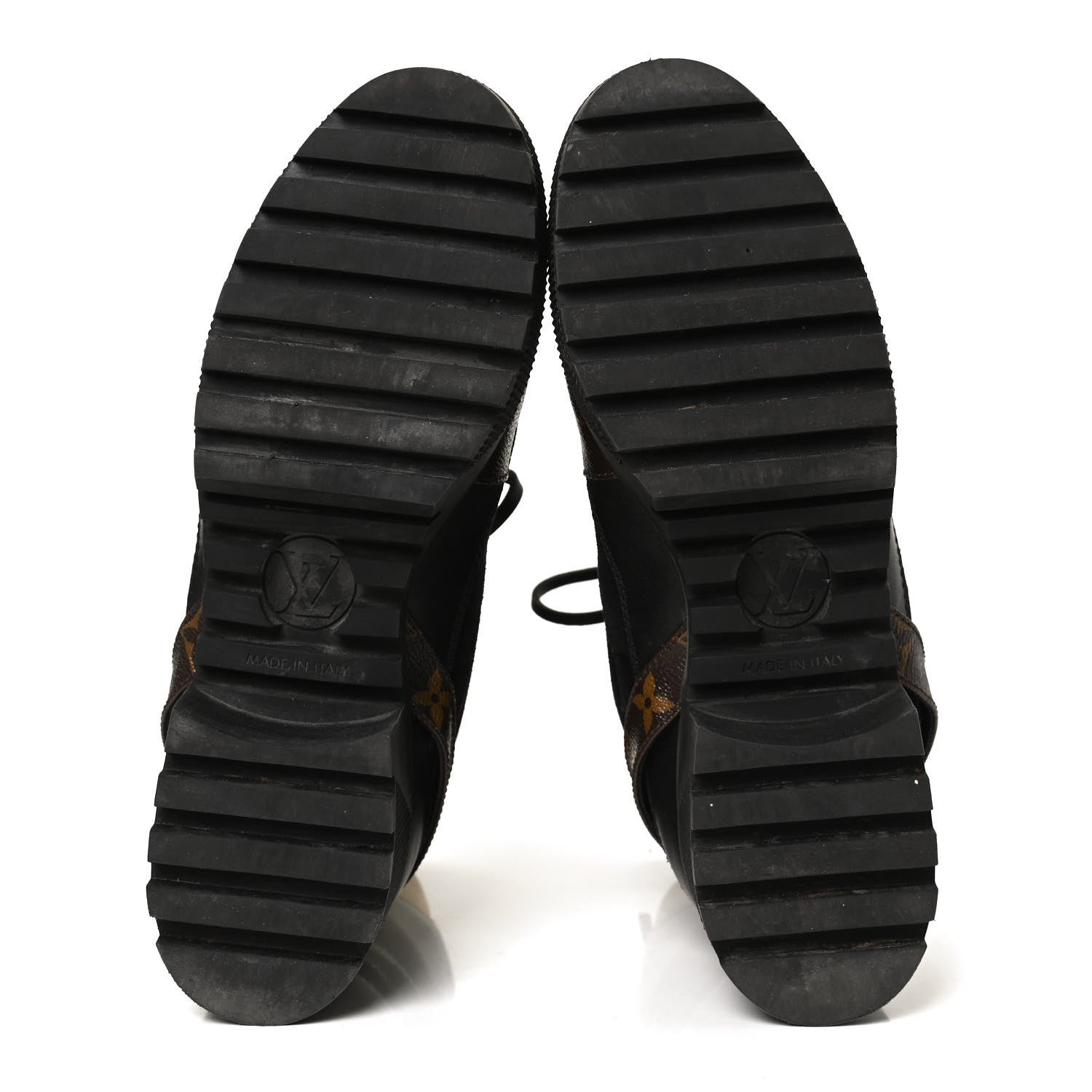 Louis Vuitton Suede Calfskin Monogram Laureate Platform Desert Boots 38.5 Black 7 of 11