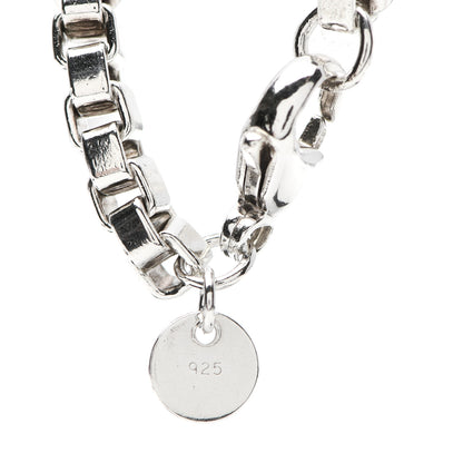 Tiffany Sterling Silver 4mm Venetian Link Bracelet 4 of 4