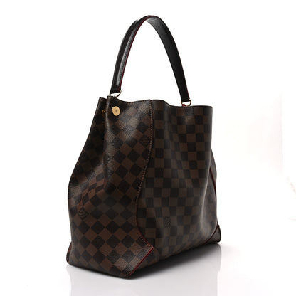Louis Vuitton Damier Ebene Caissa Hobo Cherry 3 of 7