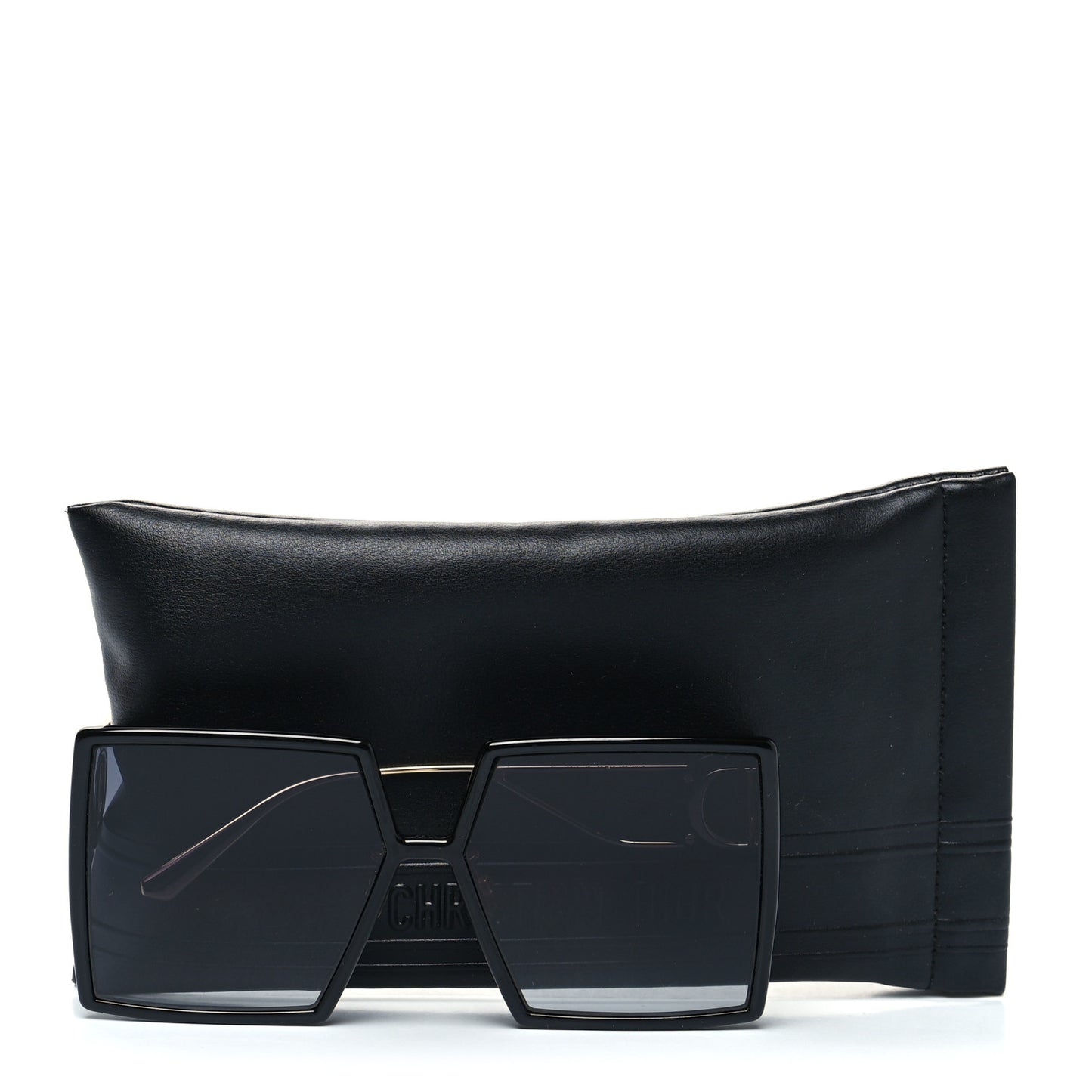 Square 30 Montaigne Sunglasses Black