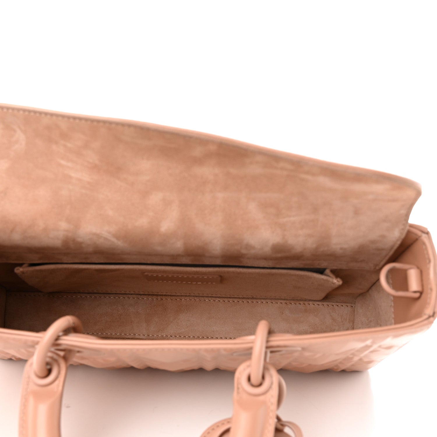 Christian Dior Calfskin Cannage Diamond Medium Lady D-Joy Rose Des Vents 5 of 9