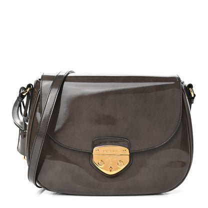 Prada Spazzolato Messenger Bag Grafite Fume 1 of 4
