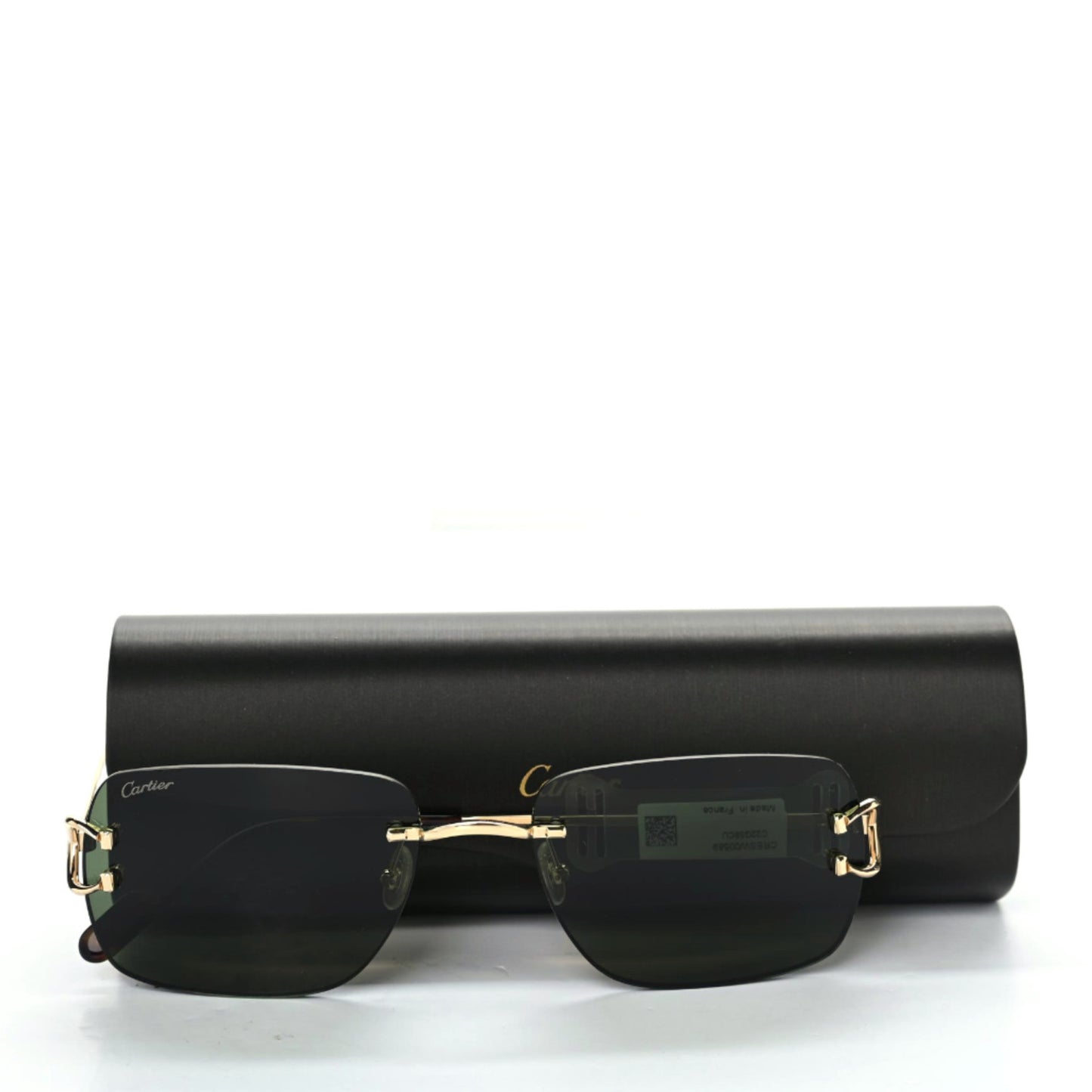 Signature C De Cartier Sunglasses Gold Green