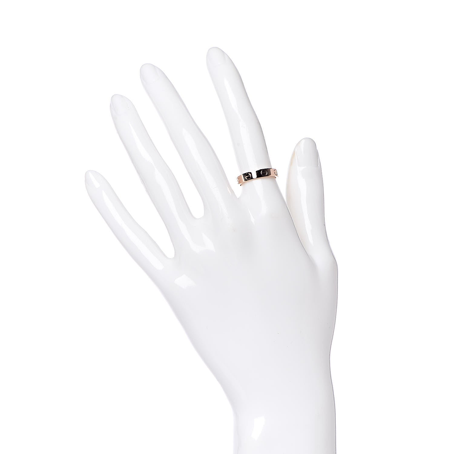 Cartier 18K Pink Gold 3.5mm LOVE Wedding Band Ring 50 5.25 2 of 5