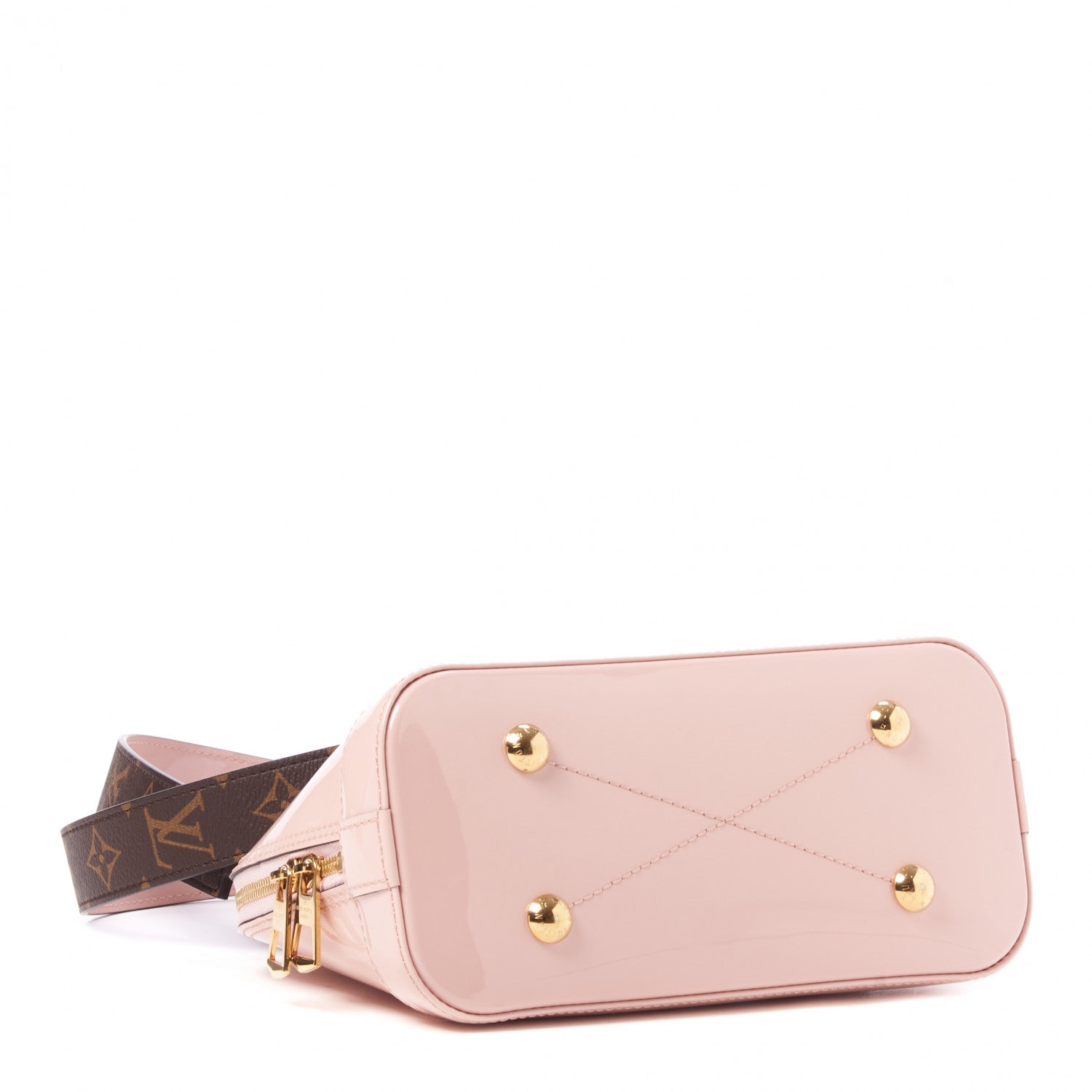 Louis Vuitton Patent Monogram Alma BB Rose Ballerine 3 of 8