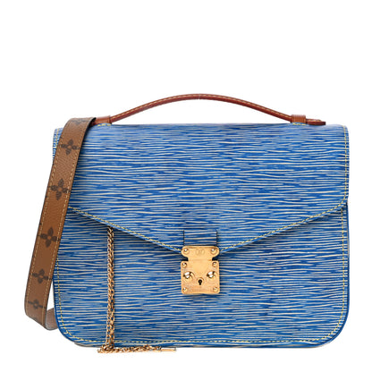 Louis Vuitton Epi Reverse Monogram Pochette Metis Denim Light 1 of 9