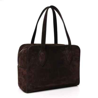 Khaite Suede Medium Maeve Bag Coffee 3 of 8