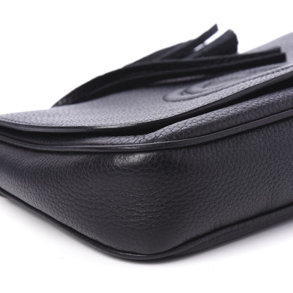 Gucci Pebbled Calfskin Medium Soho Flap Crossbody Black 6 of 10