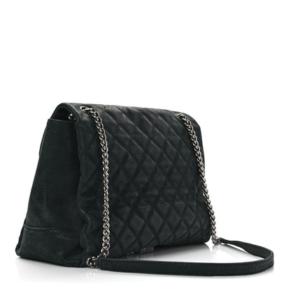 Chanel Iridescent Caviar Medium Lady Pearly Flap Black 3 of 8