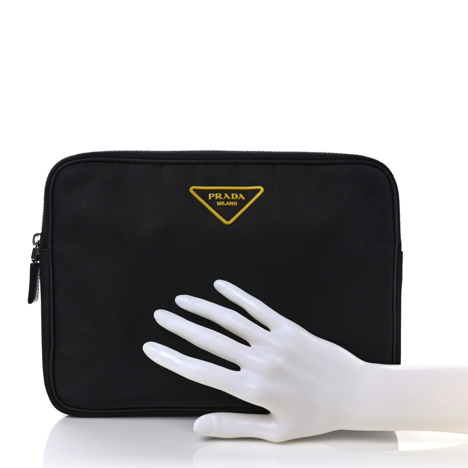 Prada Tessuto Nylon Crossbody Bag Black 2 of 8