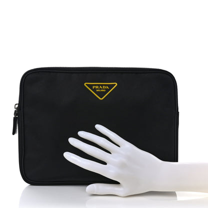 Prada Tessuto Nylon Crossbody Bag Black 2 of 8
