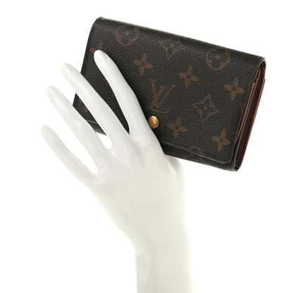 Louis Vuitton Monogram Porte-Monnaie Billets Tresor Wallet 2 of 10