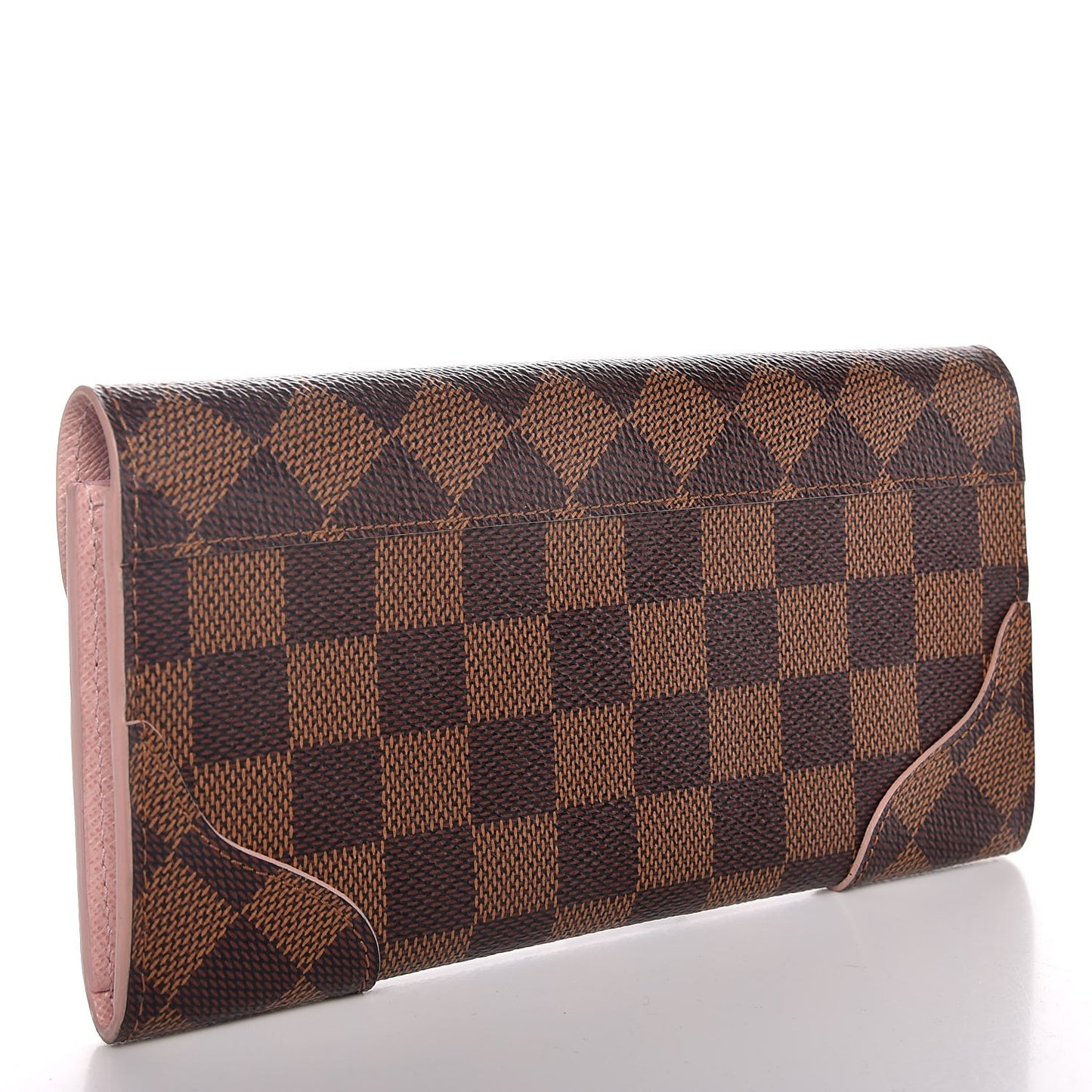 Damier Ebene Caissa Wallet Rose Ballerine