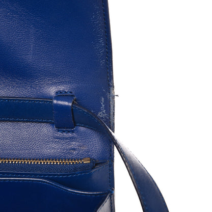 Celine Box Calfskin Medium Classic Box Flap Bag Indigo 5 of 16