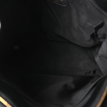 Chanel Calfskin Stitched XL Weekender Black 5 of 10