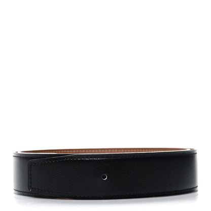 Hermes Box Togo 32mm Belt Strap 75 30 Black Gold 1 of 5