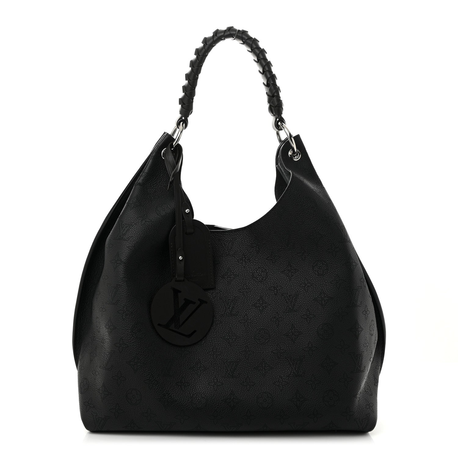 Louis Vuitton Mahina Carmel Hobo Black 1 of 9