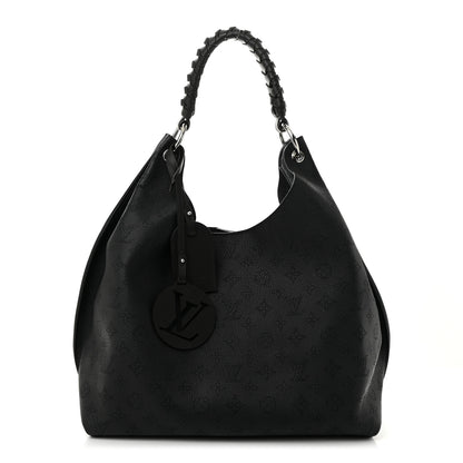 Louis Vuitton Mahina Carmel Hobo Black 1 of 10