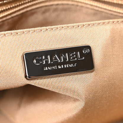 Chanel Perforated Metallic Lambskin Small CC Medals Flap Gold 6 of 10