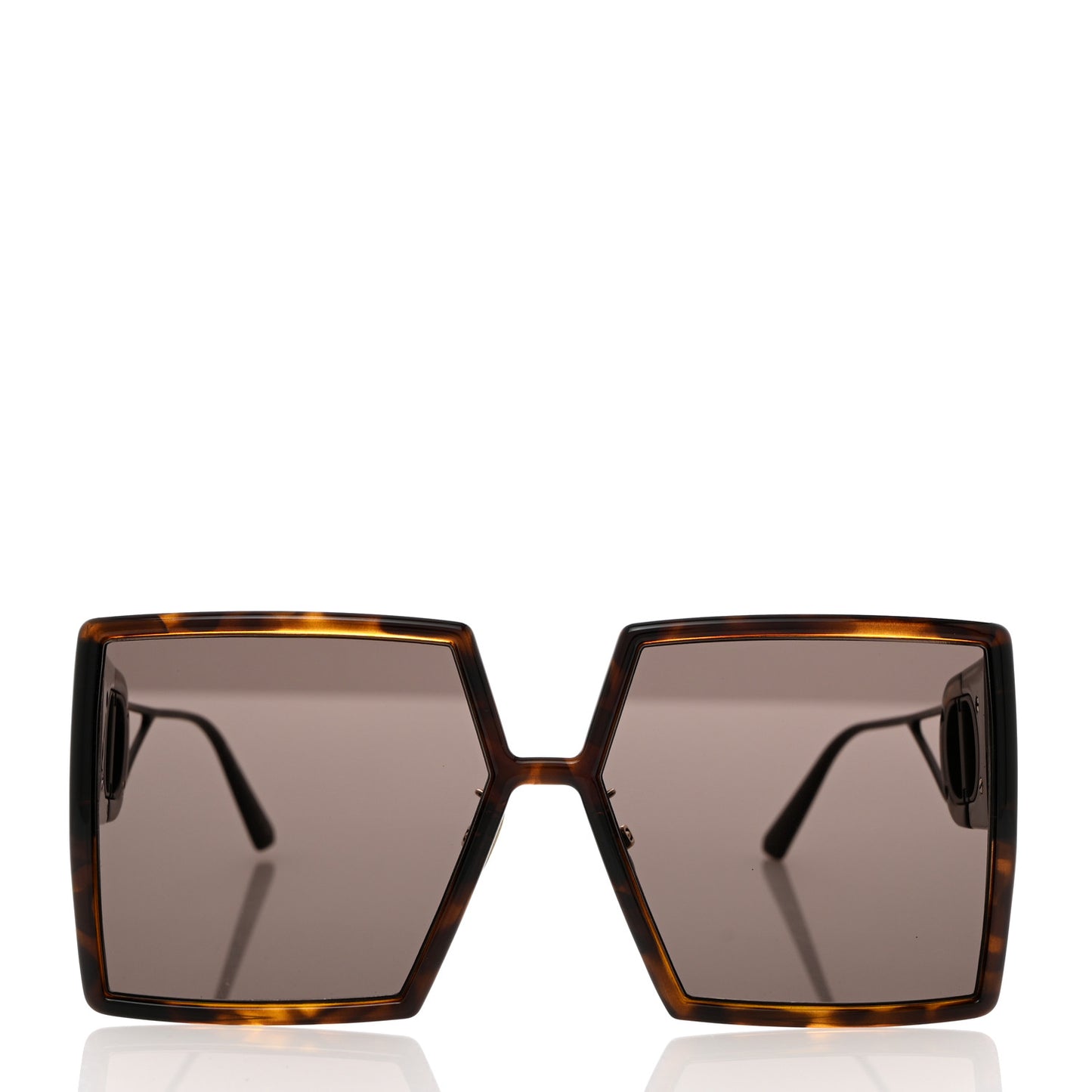Square 30 Montaigne Sunglasses Havana