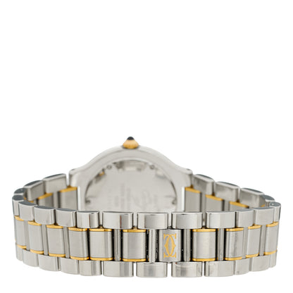 Cartier Stainless Steel 18K Yellow Gold 31mm Must De 21 Quartz Watch 3 of 5