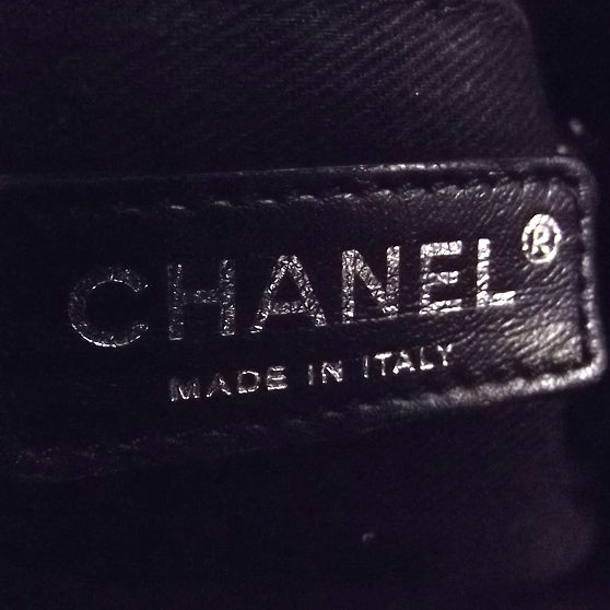 Chanel Lambskin Messenger Tote Black 6 of 8
