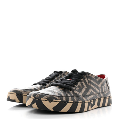 Gucci GG Supreme Monogram Caleido Mens Low Top Sneakers 10 Black 3 of 13