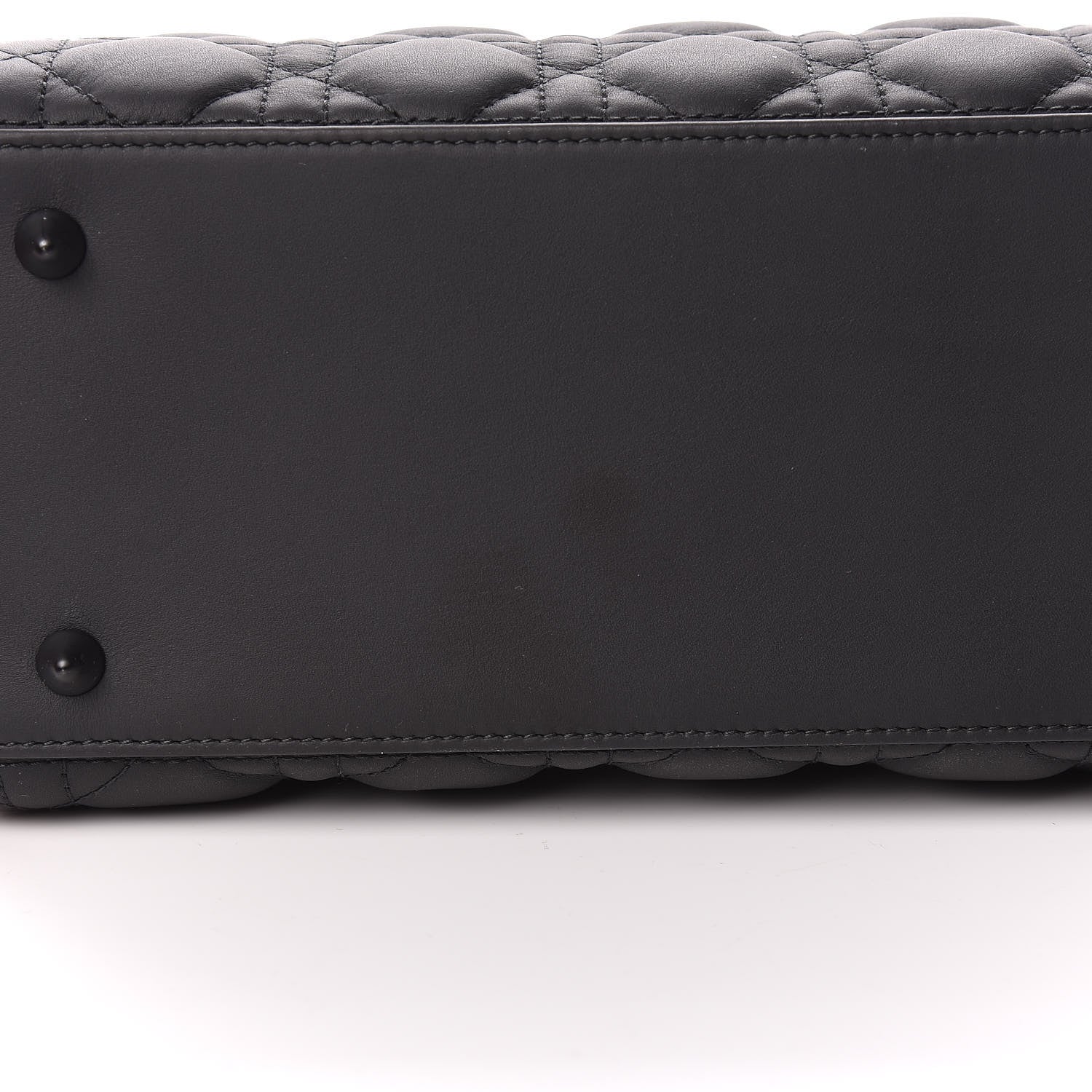 Christian Dior Ultra Matte Calfskin Cannage Medium Lady Dior Black 10 of 15