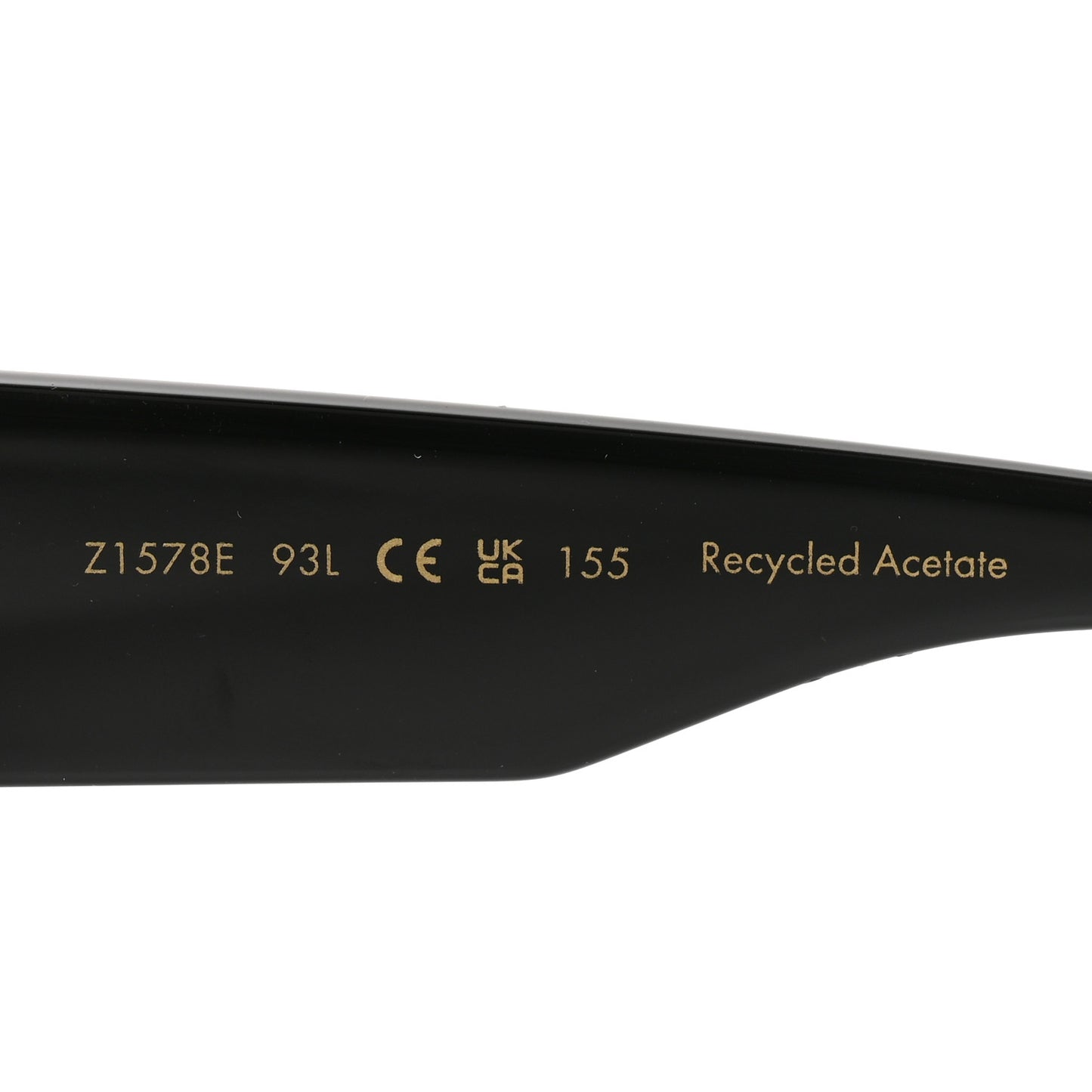 Acetate Swarovski Crystal Cyclone Sunglasses Z1578E Black