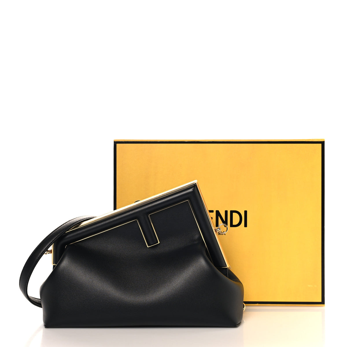 Fendi Shiny Nappa Midi Fendi First Black 11 of 11