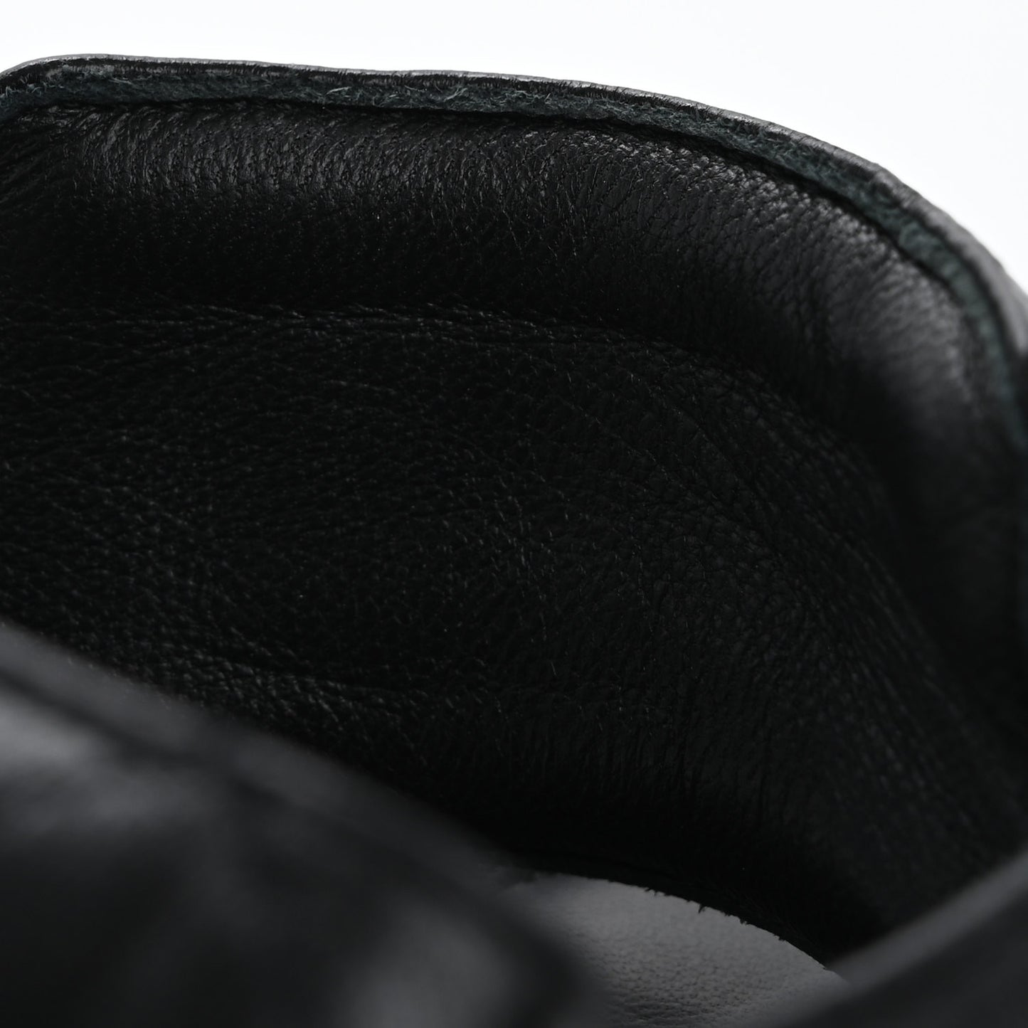 Lambskin Quilted Platform Sandals 37 Black