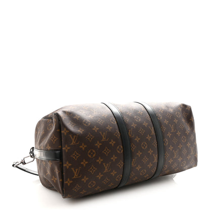 Louis Vuitton Monogram Macassar Keepall Bandouliere 45 3 of 8