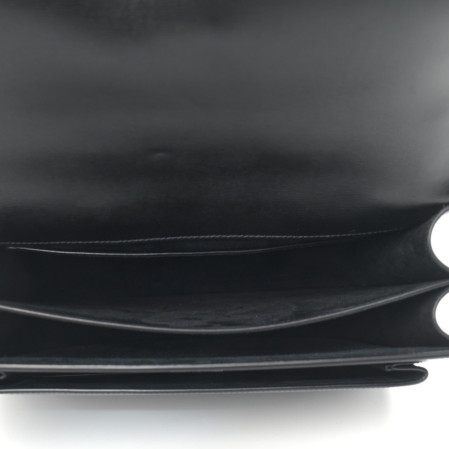 Saint Laurent Calfskin Large Monogram Sunset Black 5 of 10