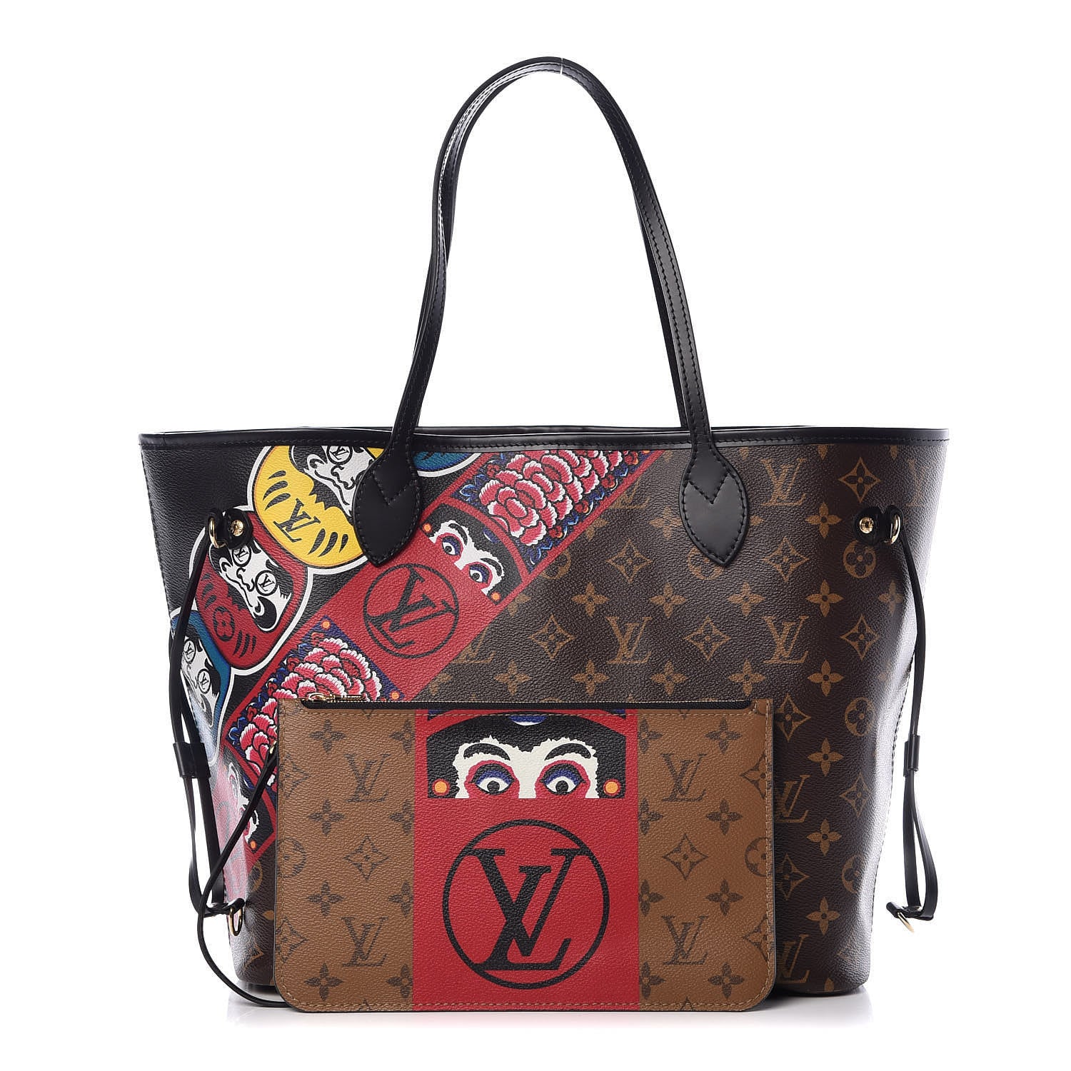 Louis Vuitton Monogram Kabuki Neverfull MM 1 of 9