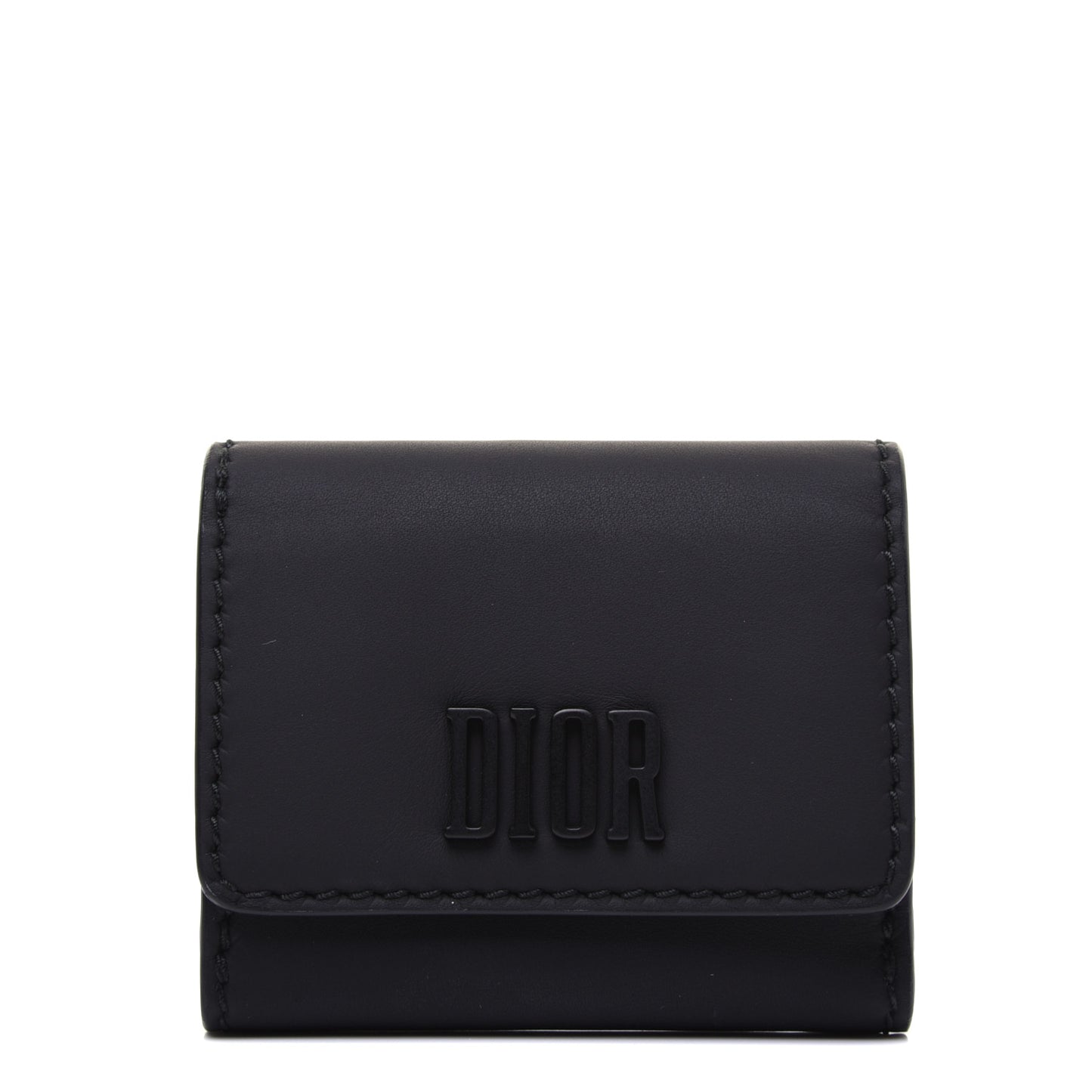 Ultra Matte Calfskin Medium Wallet Black