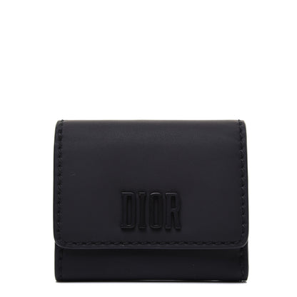 Christian Dior Ultra Matte Calfskin Medium Wallet Black 1 of 14