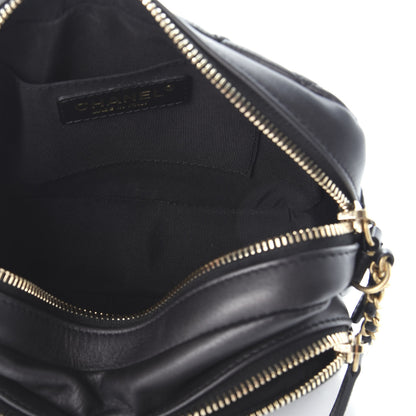 Chanel Calfskin Quilted Small Camera Case Black 5 of 10