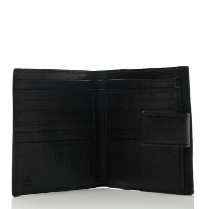 Gucci Monogram French Flap Wallet Black 4 of 5