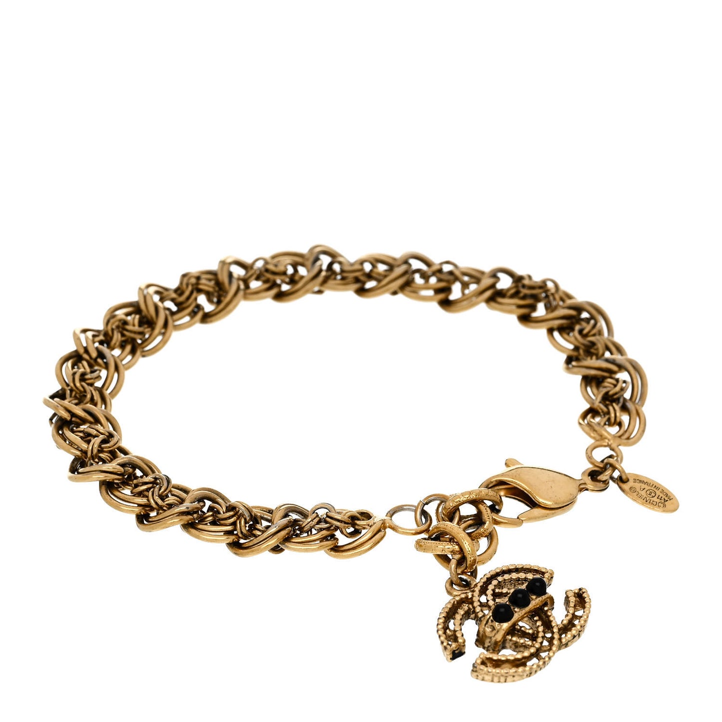 Crystal Paris Byzance CC Bracelet Gold