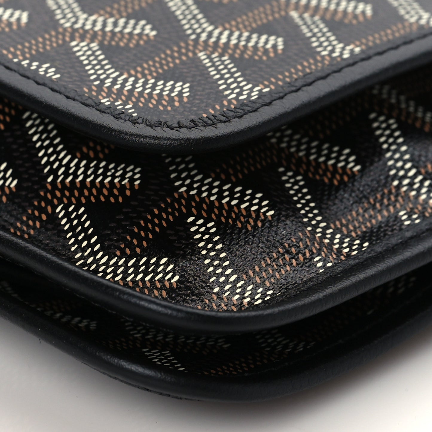 Goyardine Plumet Wallet Clutch Black